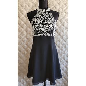 Jump Apparel black and white cocktail dress